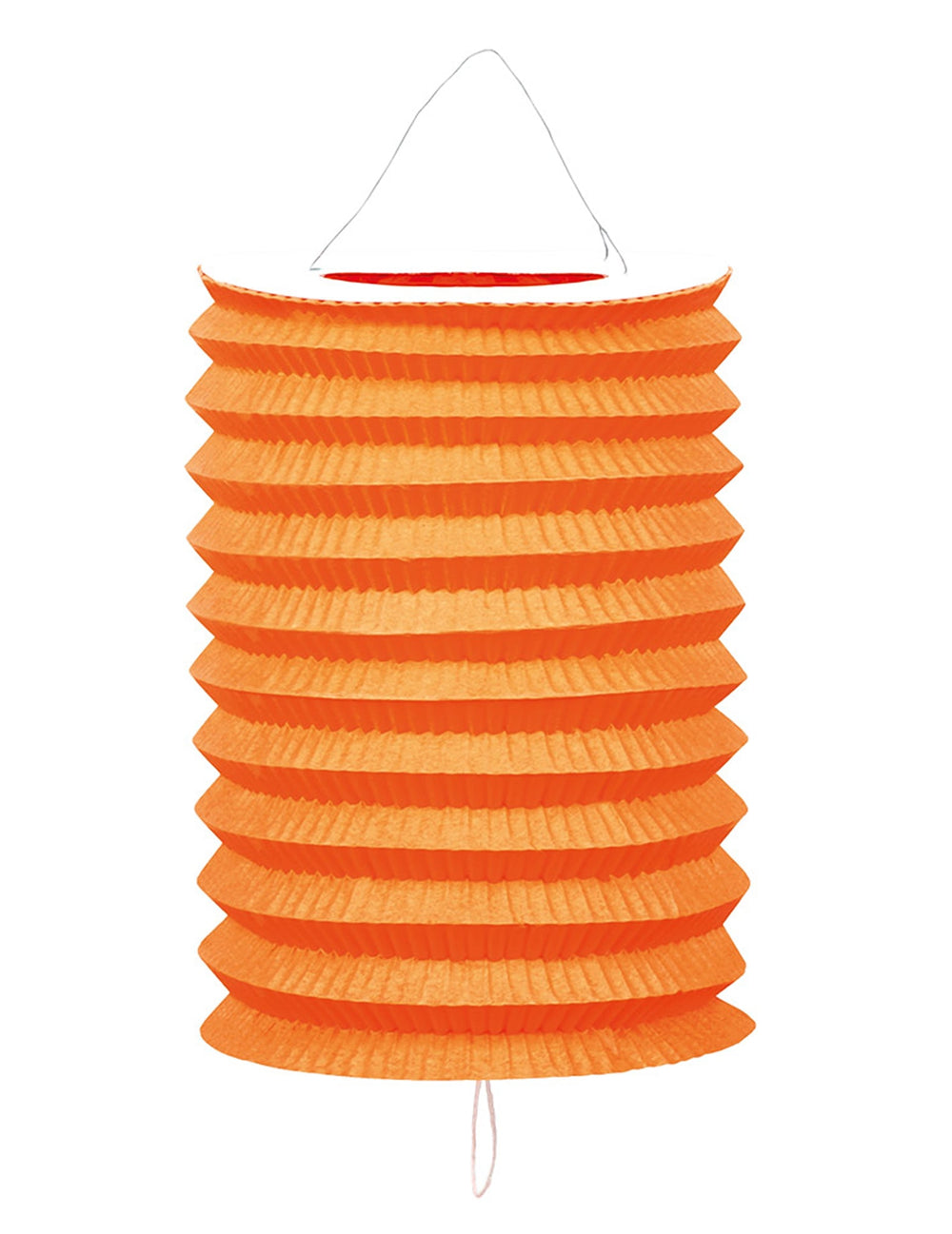 Lampion orange du lot de 12 lampions colorés pour la fête