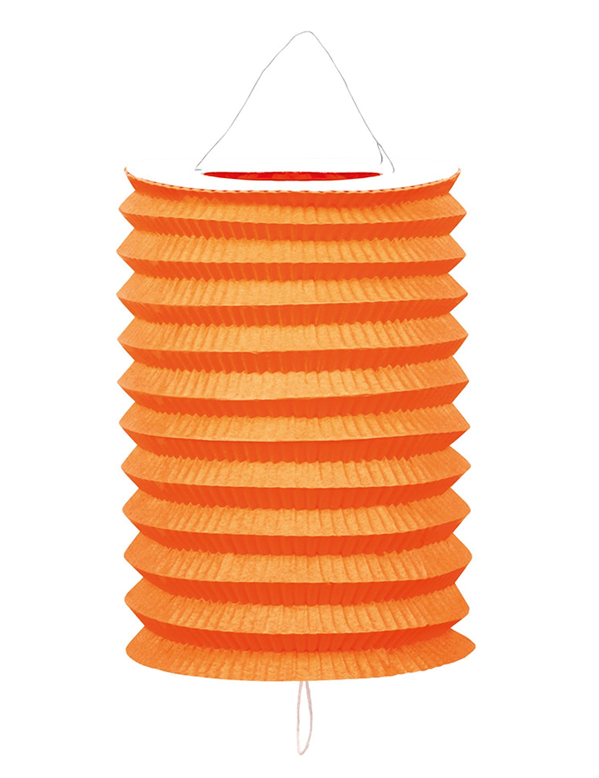 Lampion orange du lot de 12 lampions colorés pour la fête