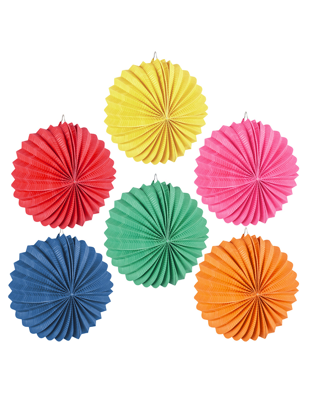 Lanternes rondes couleurs assorties pour décoration multicolores