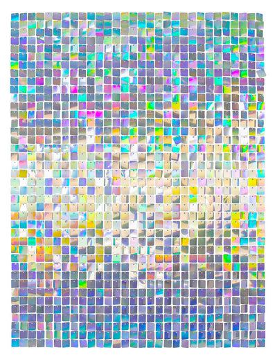 12 Painéis de fundo iridescentes 30 x 30 cm