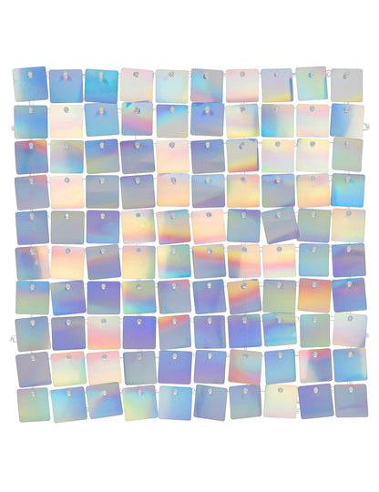 12 painéis de fundo irisado 30 x 30 cm