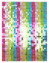 12 painéis de fundo multicolor 30 x 30 cm