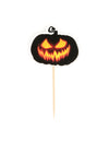 Pics citrouille terrifiante pour Halloween noir et orange