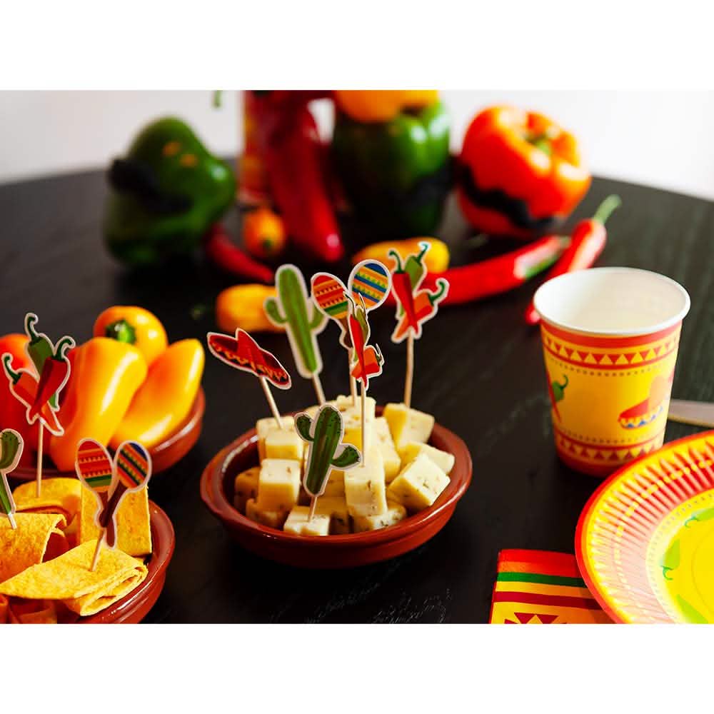Encenação dos cactos mexicanos para a festa
