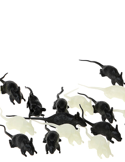 Gros plan sur les 12 Rats Halloween pour décoration