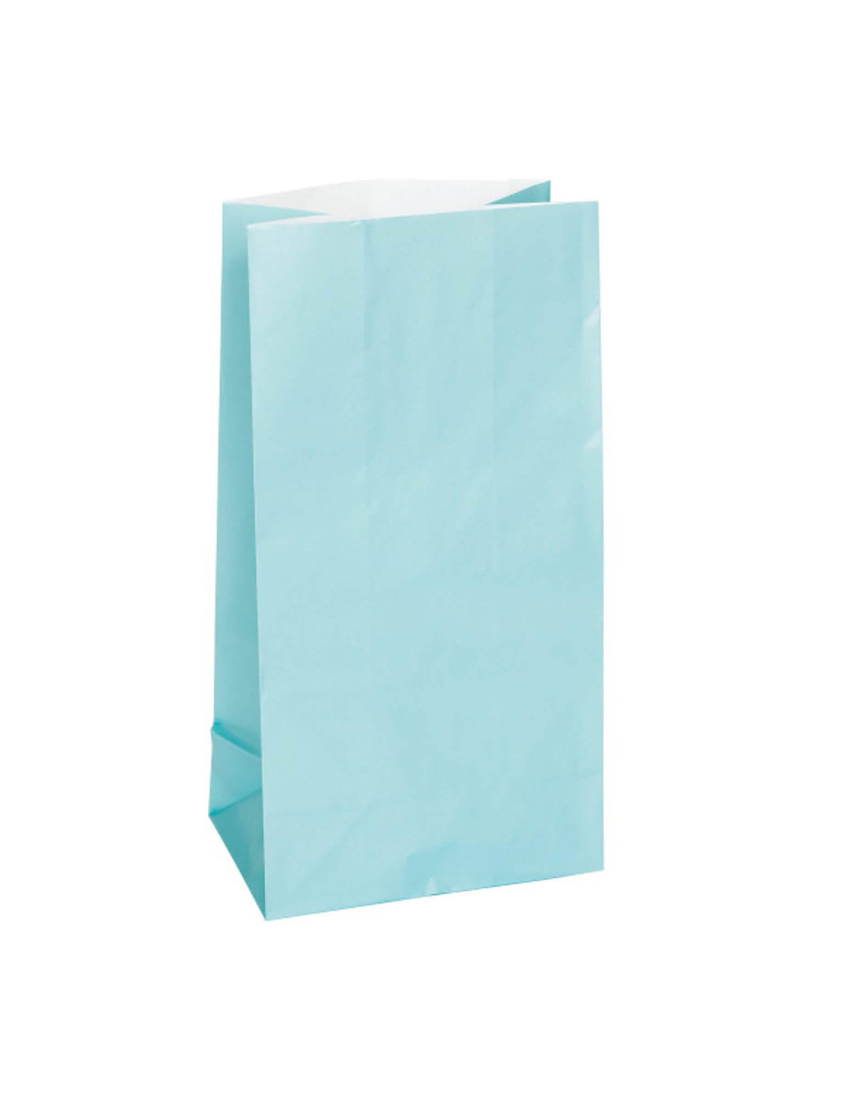 Lote de 12 sacos de papel para ofertas azul céu