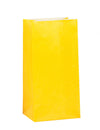 Sacs à cadeaux en papier pour anniversaire jaune