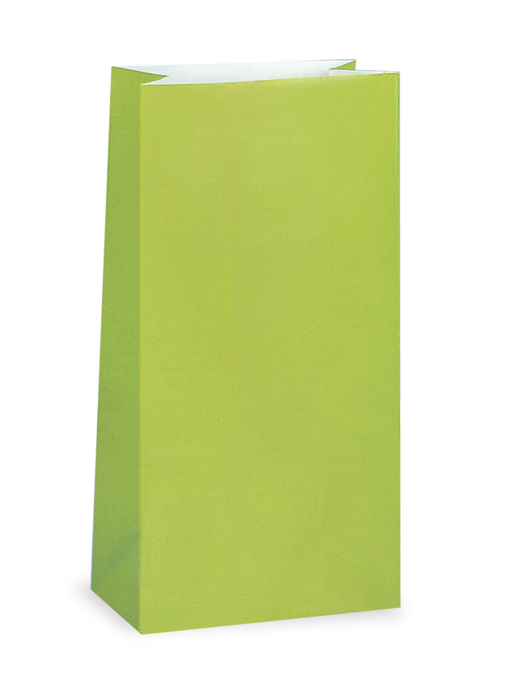 Sacs à cadeaux en papier pour anniversaire vert citron