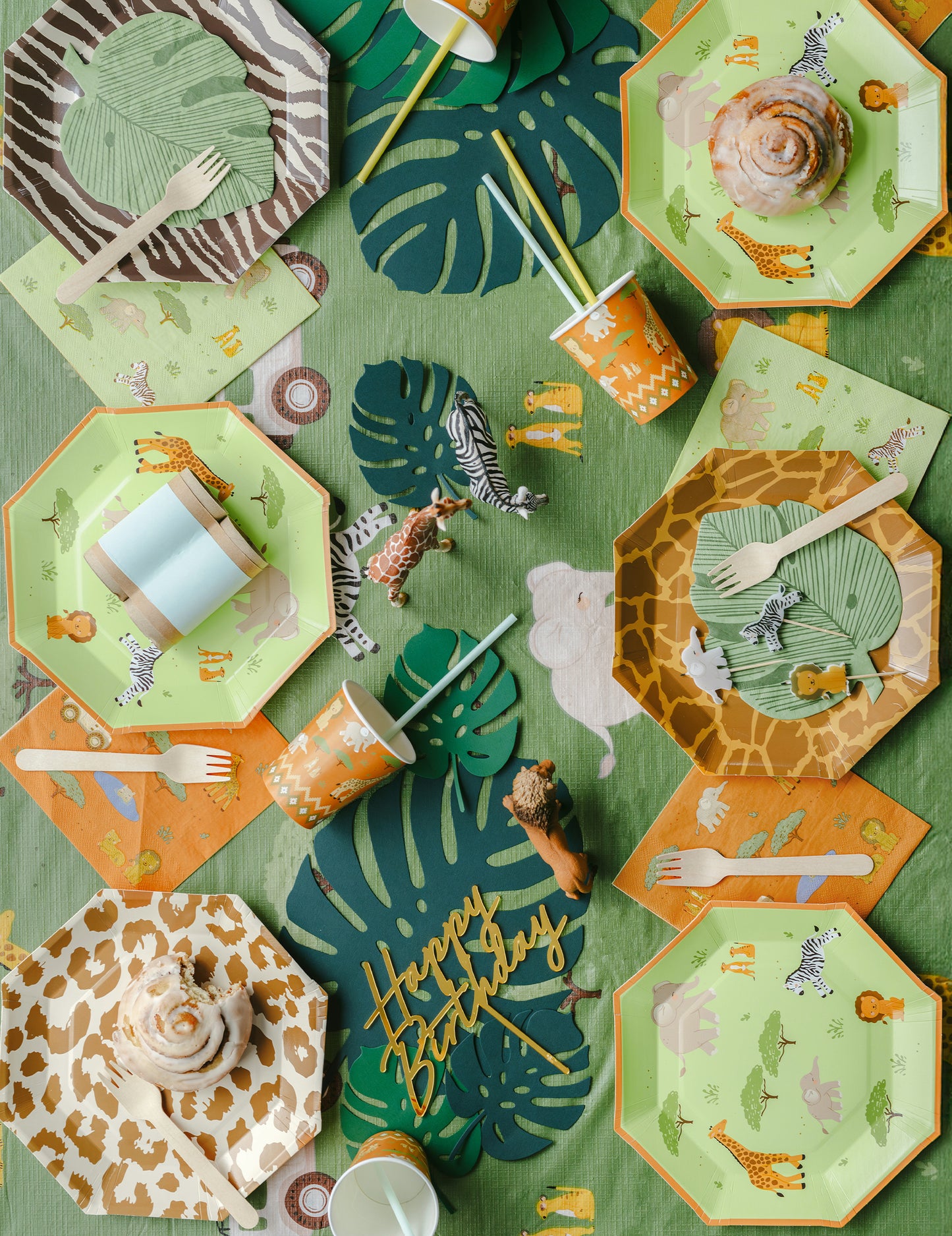12 guardanapos de papel folha de monstera verdes 29,1 x 36 cm