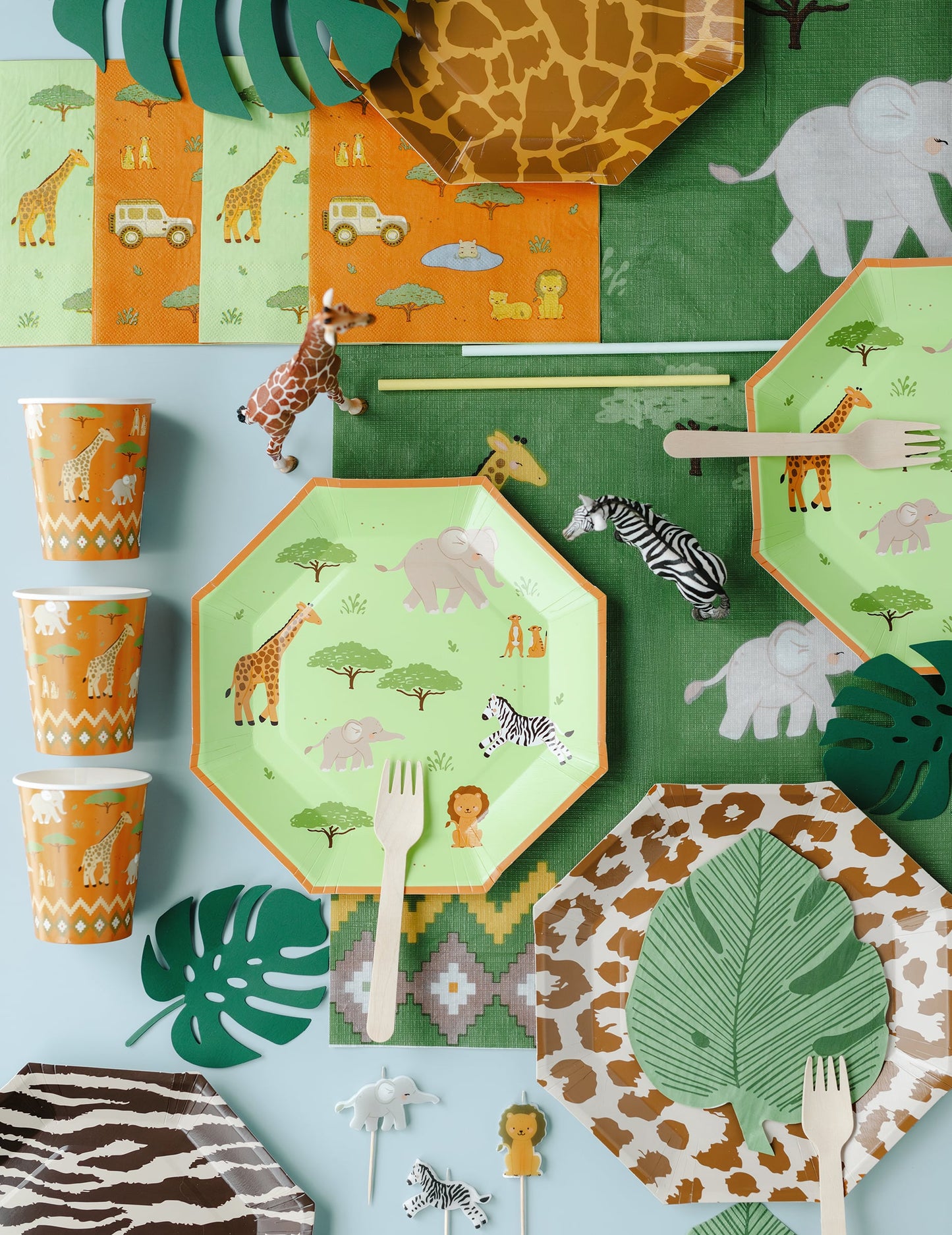 12 guardanapos de papel folha de monstera verdes 29,1 x 36 cm
