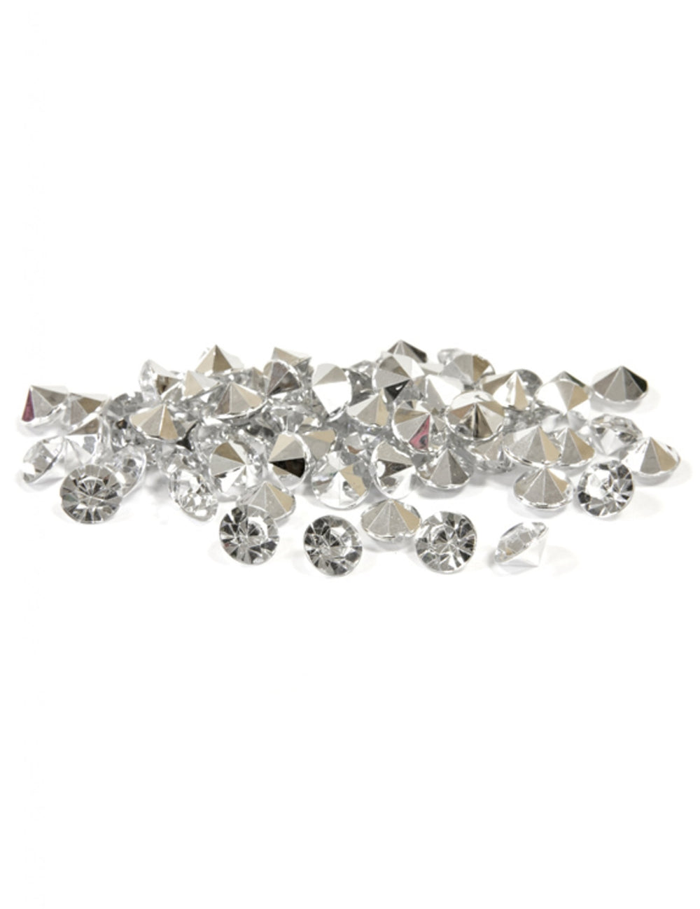 Strass décoratifs diamants factices pour décoration argenté