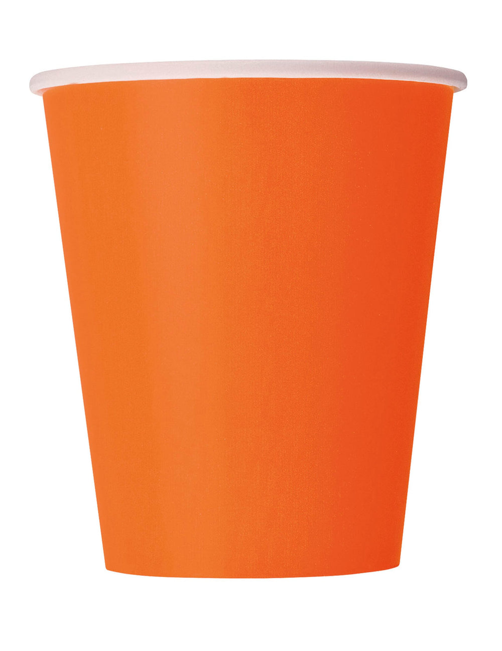 Gobelets en carton orange pour fête 266 ml