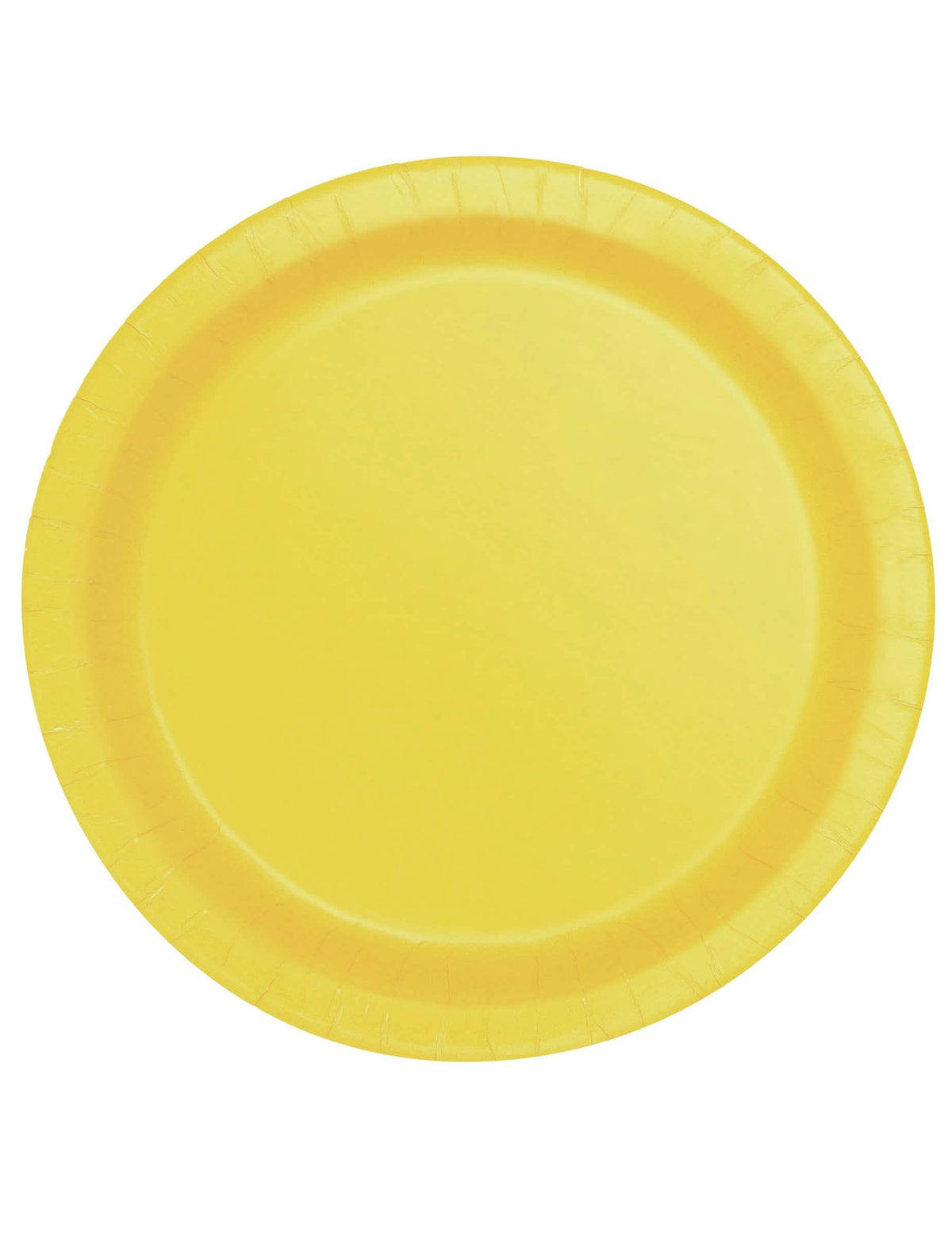 pratos de cartão amarelo claro