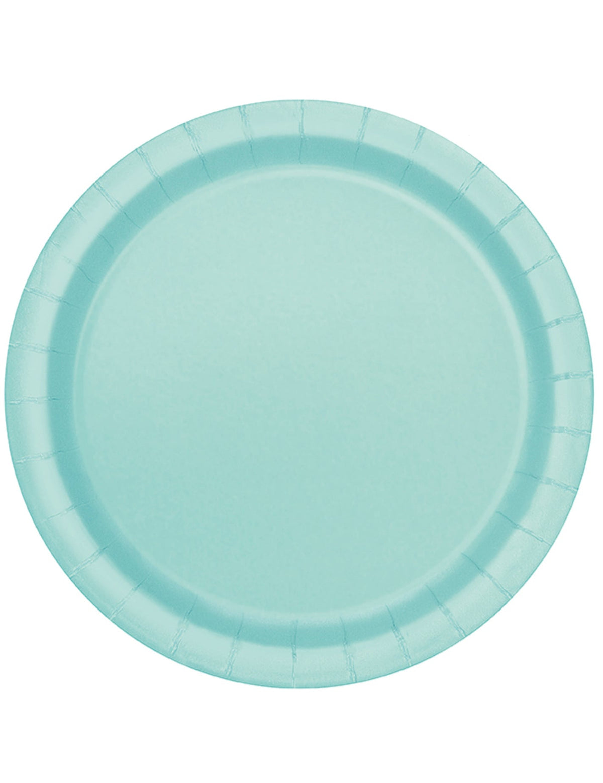 Assiettes en carton pour fête menthe
