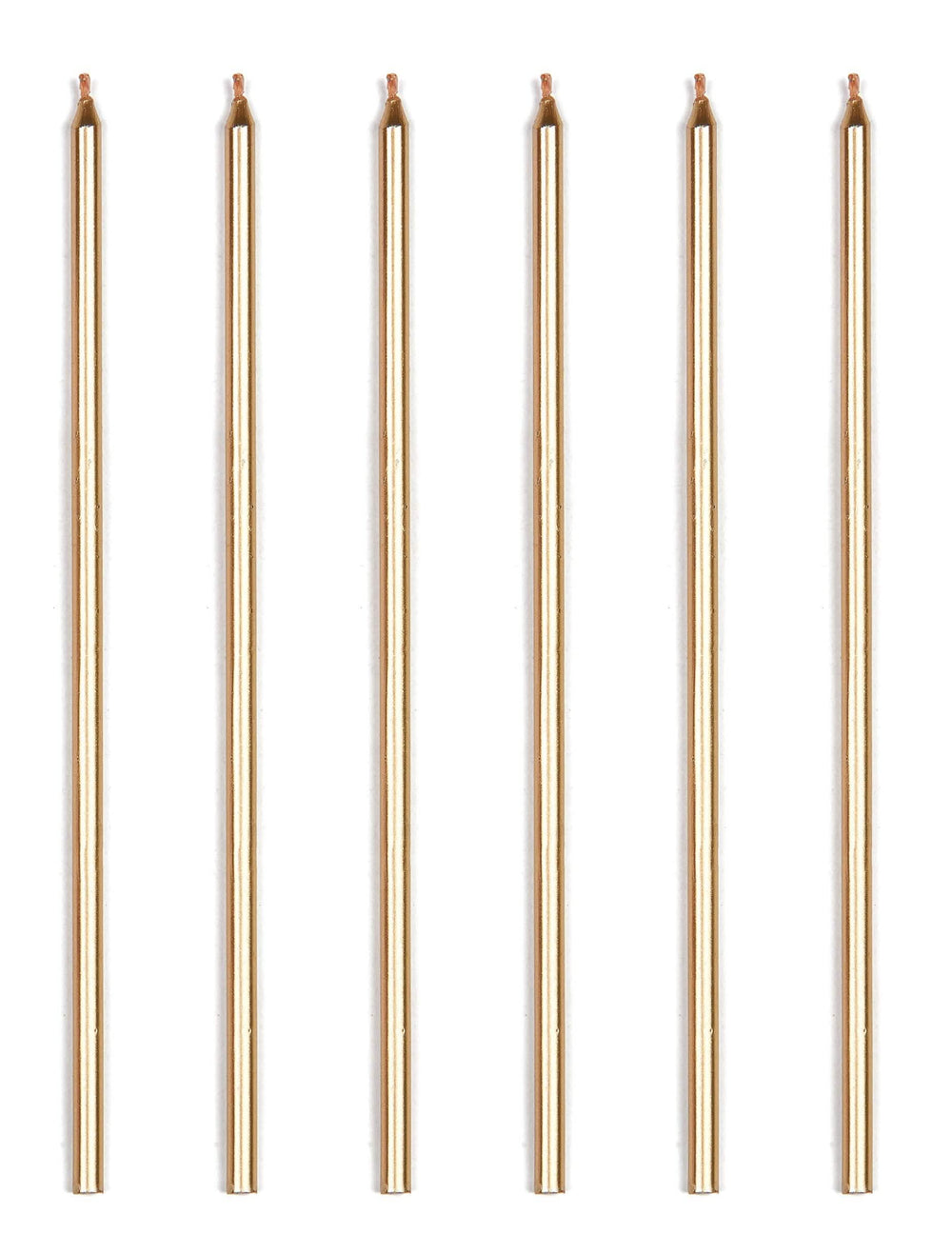 16 velas gigantes douradas metálicas com suportes para velas