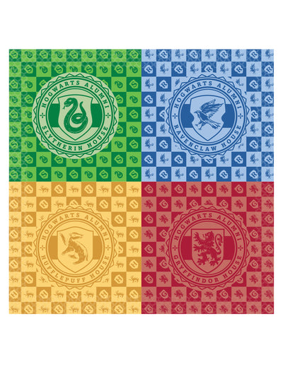 16 Guardanapos de papel Harry Potter™ Casas