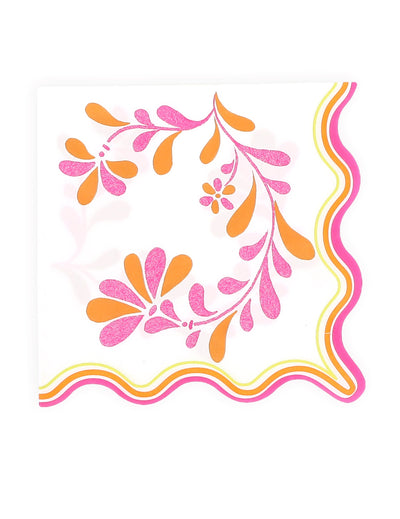 16 guardanapos de papel Pink Limonade 33 x 33 cm