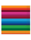 Serviettes en papier mexicaine pour fête à rayures multicolores