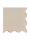 16 Guardanapos de papel vichy Cottage Living 33 x 33 cm