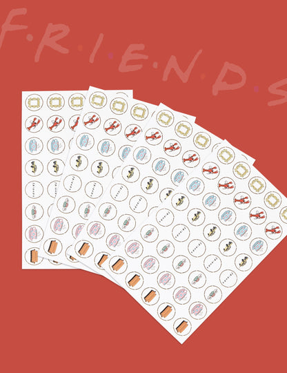 Vue des planches des Confettis Friends