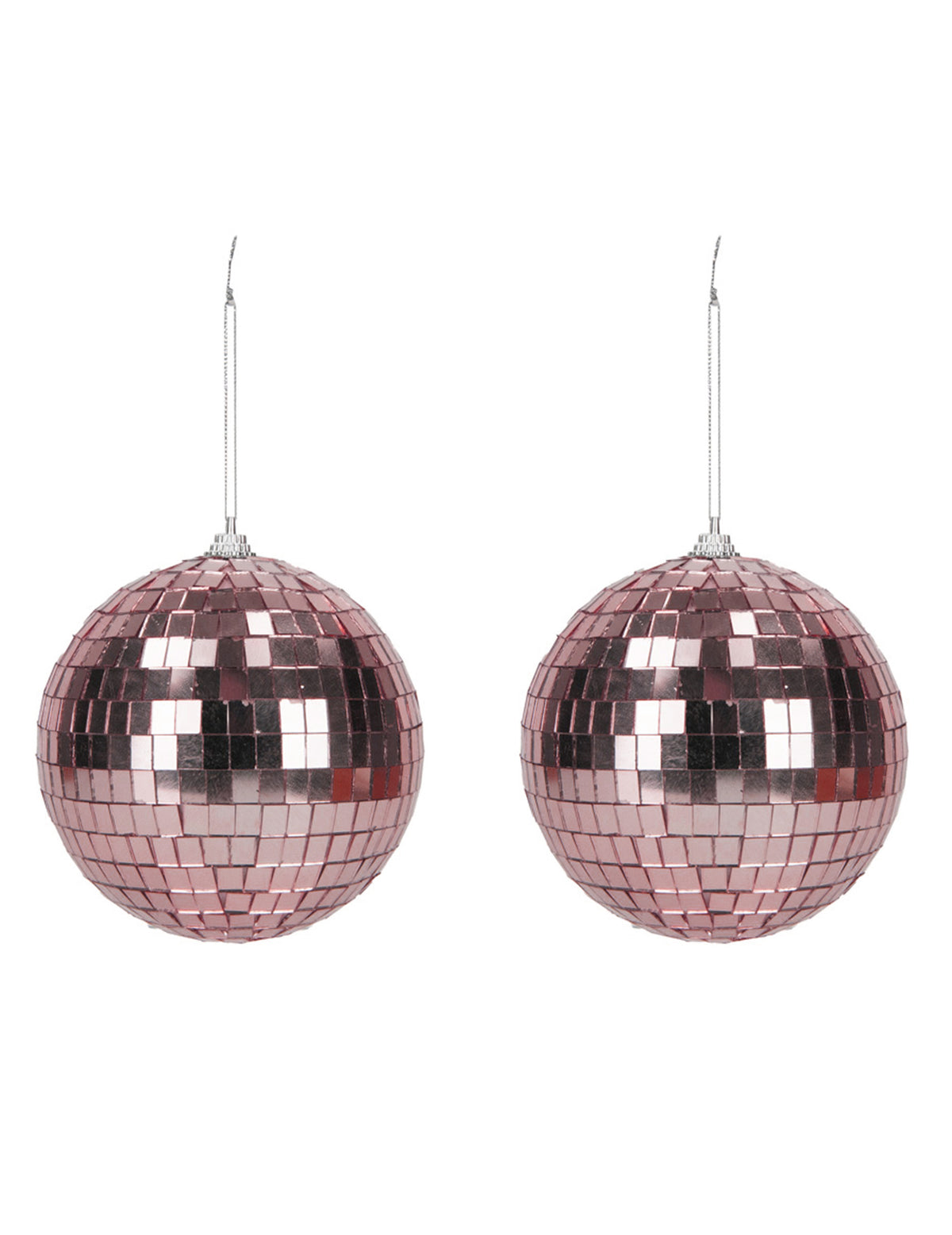 bolas de discoteca de ouro rosa de 10 cm