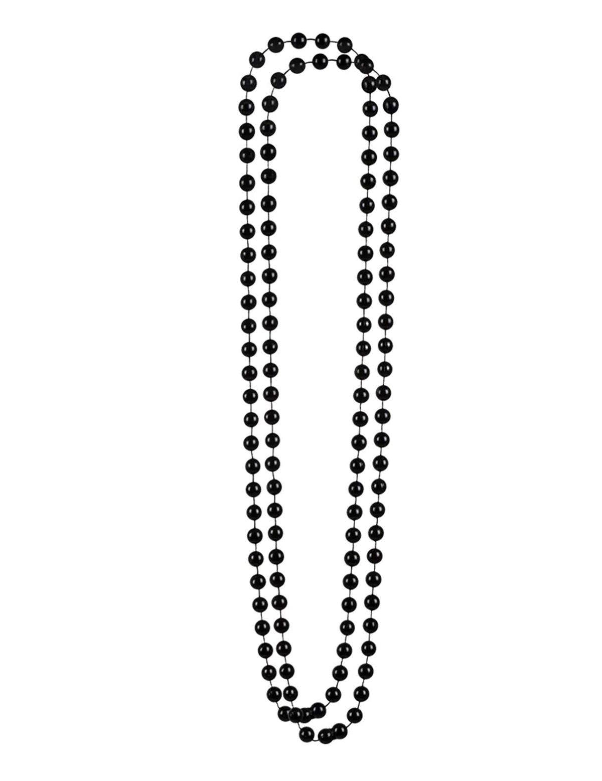 Vue d'ensemble des colliers en perles pour adulte noires