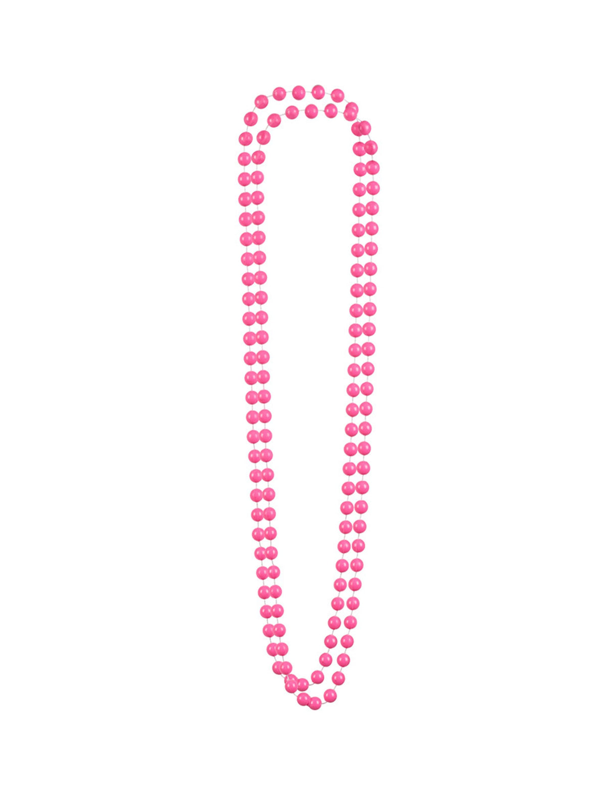 Vue d'ensemble du lot de 2 colliers de perles pour adulte roses