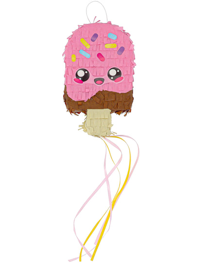 2 Mini-pinhatas Kawaï Party donut e gelado 15 cm