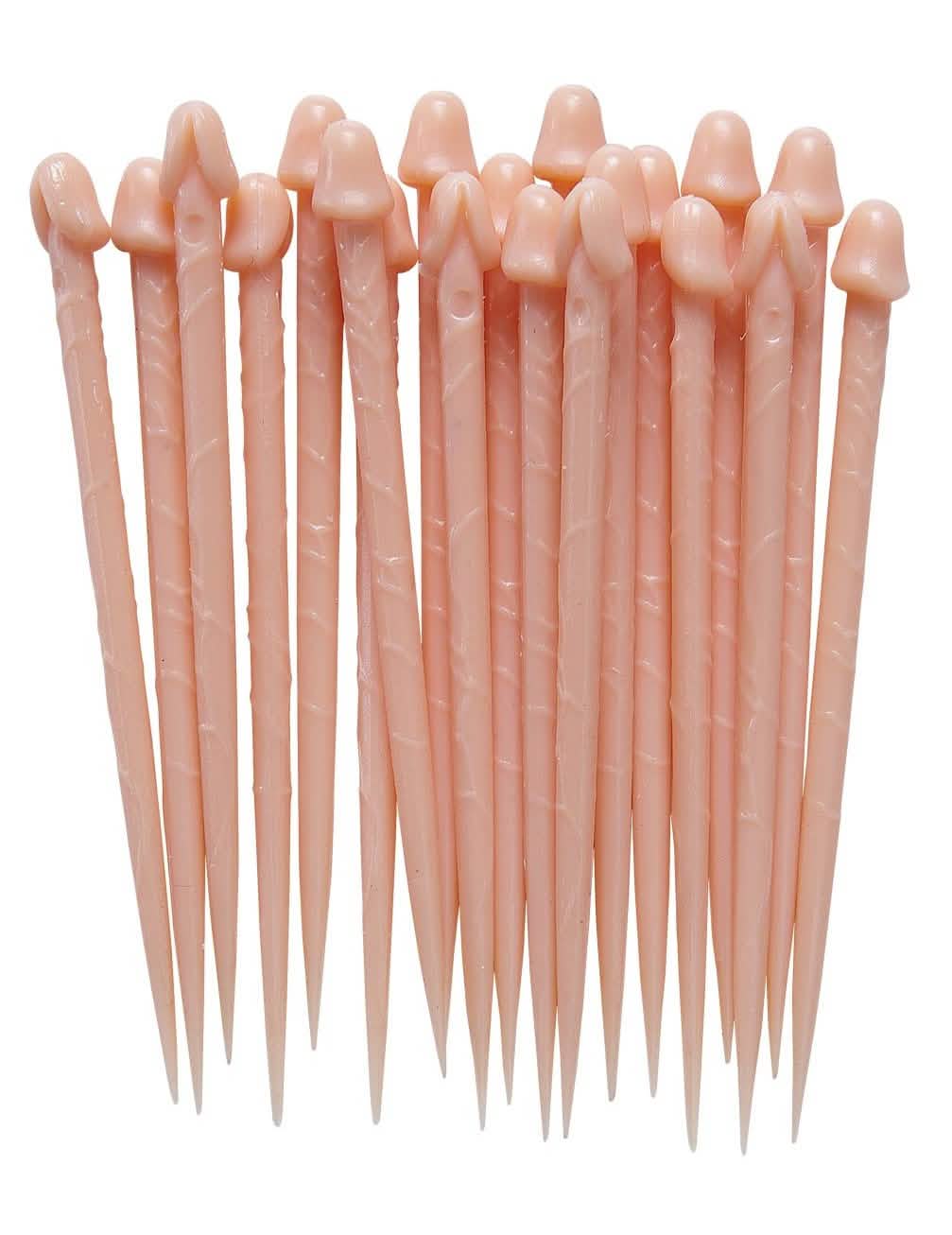 Palitos para os dentes pénis para adulto cor de rosa carne