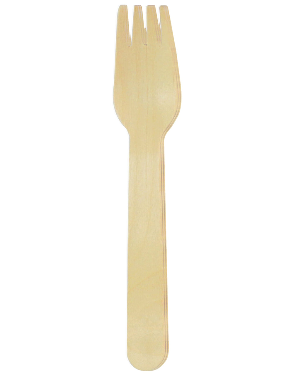 Fourchettes éco-friendly pour fête en bois naturel