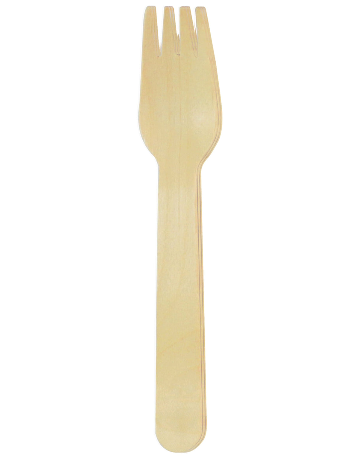 Fourchettes éco-friendly pour fête en bois naturel