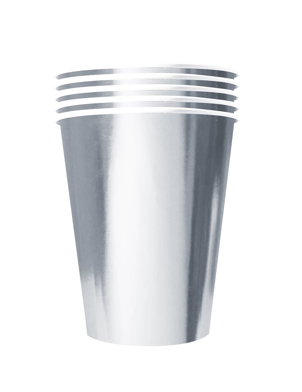 Gobelets américains carton recyclable pour fête argent
