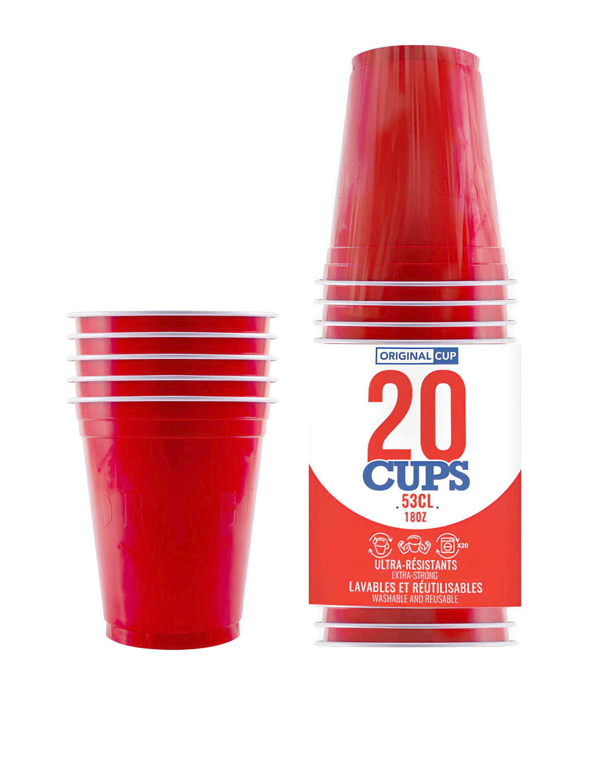Lot de 20 du gobelet américain pour fête