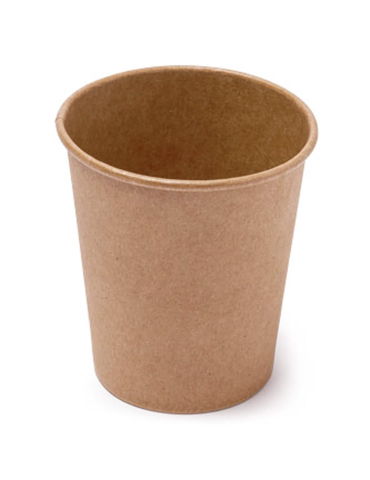 Copos de cartão kraft castanho para festa 200 ml