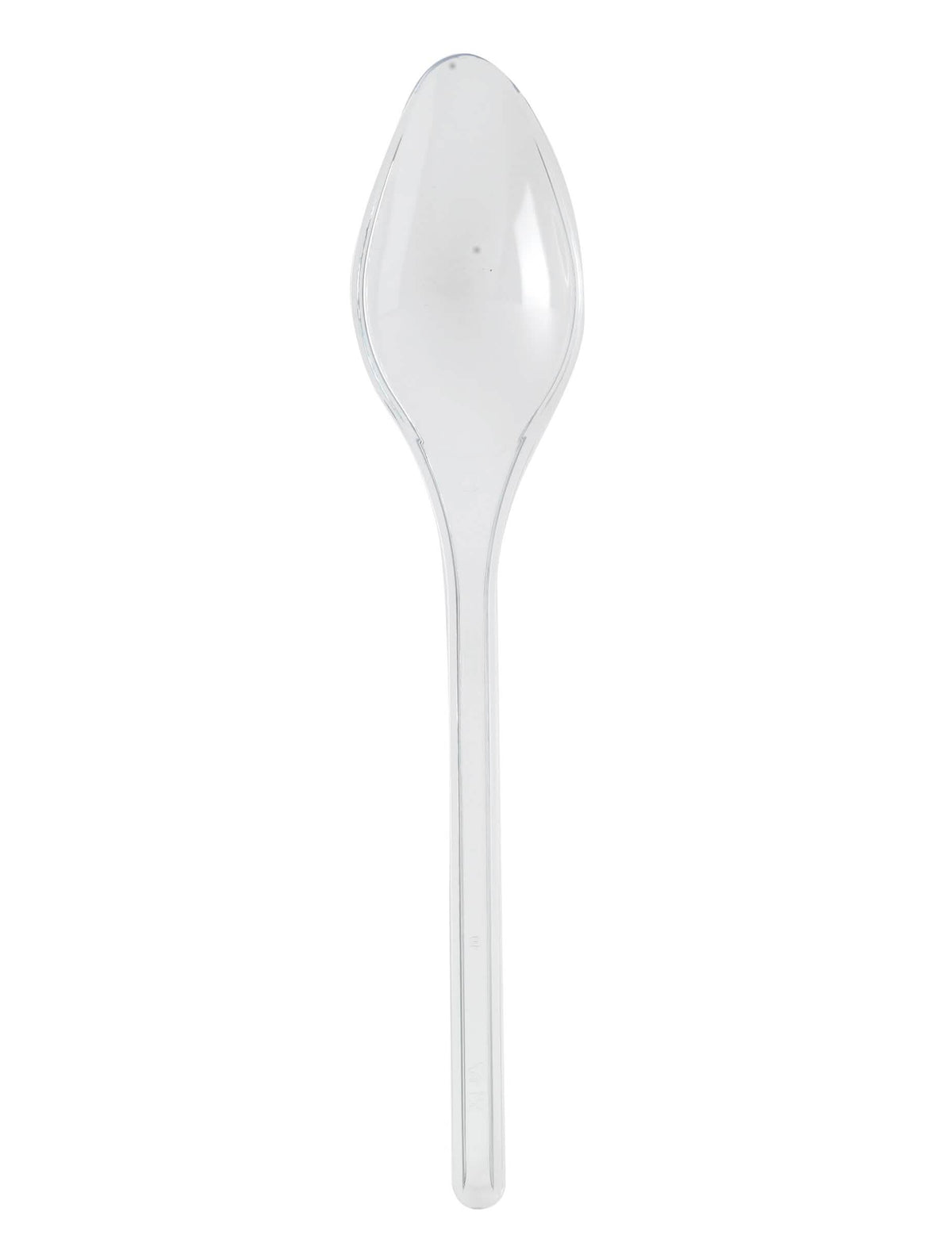 Colheres de plástico transparentes para buffet