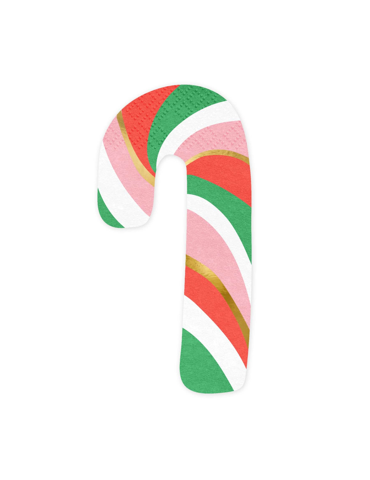 guardanapos de papel bengala de natal multicoloridos às riscas vermelhas, verdes e douradas