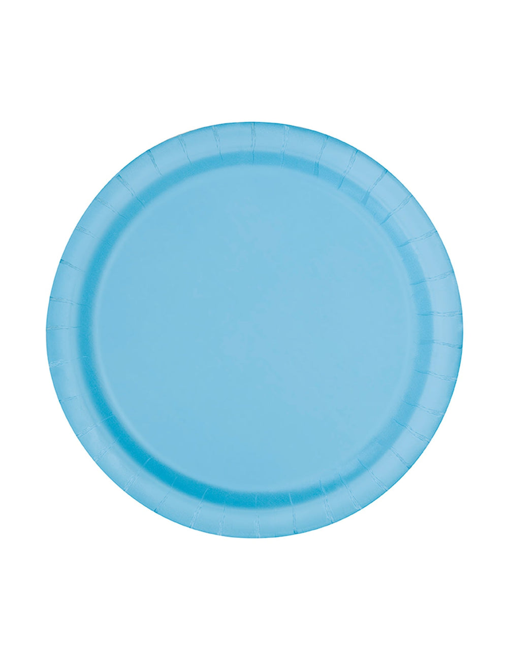 Assiettes en carton pour dessert bleu pastel