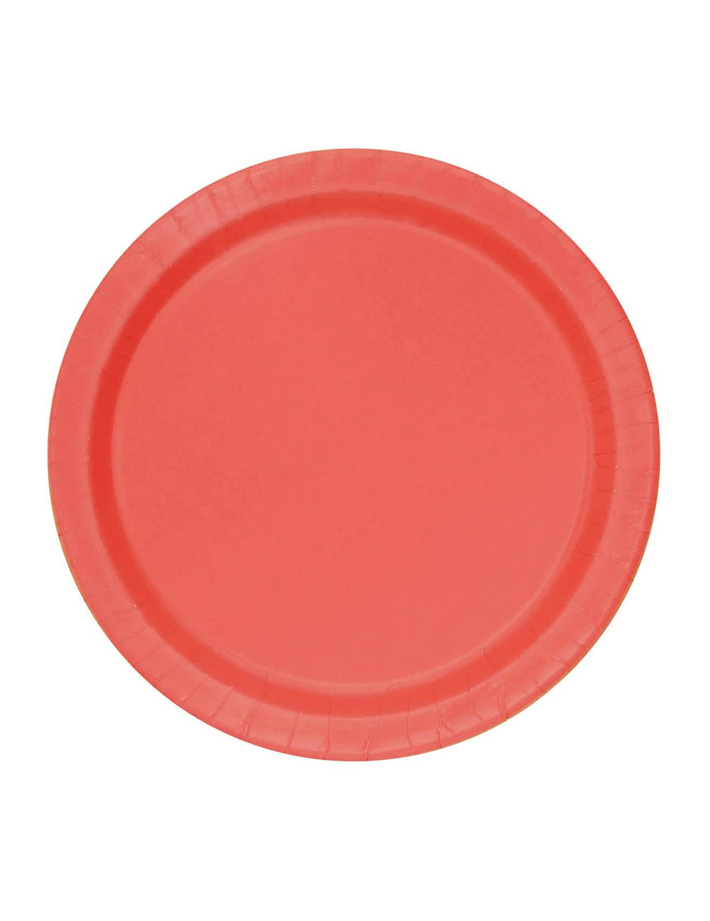 Pequenos pratos de cartão vermelho claro