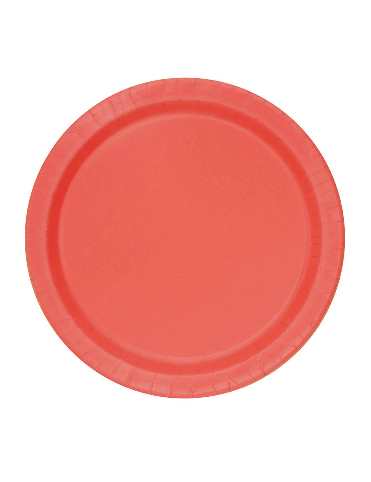 Pequenos pratos de cartão vermelho claro