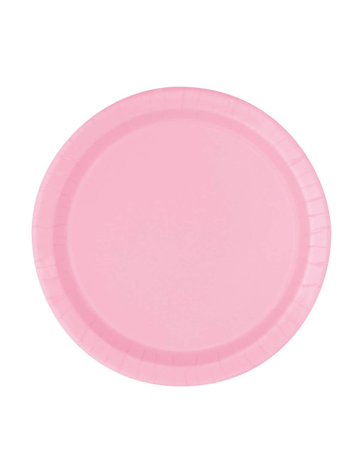 Pratos pequenos de cartão cor de rosa claro