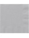 Serviettes en papier argentées