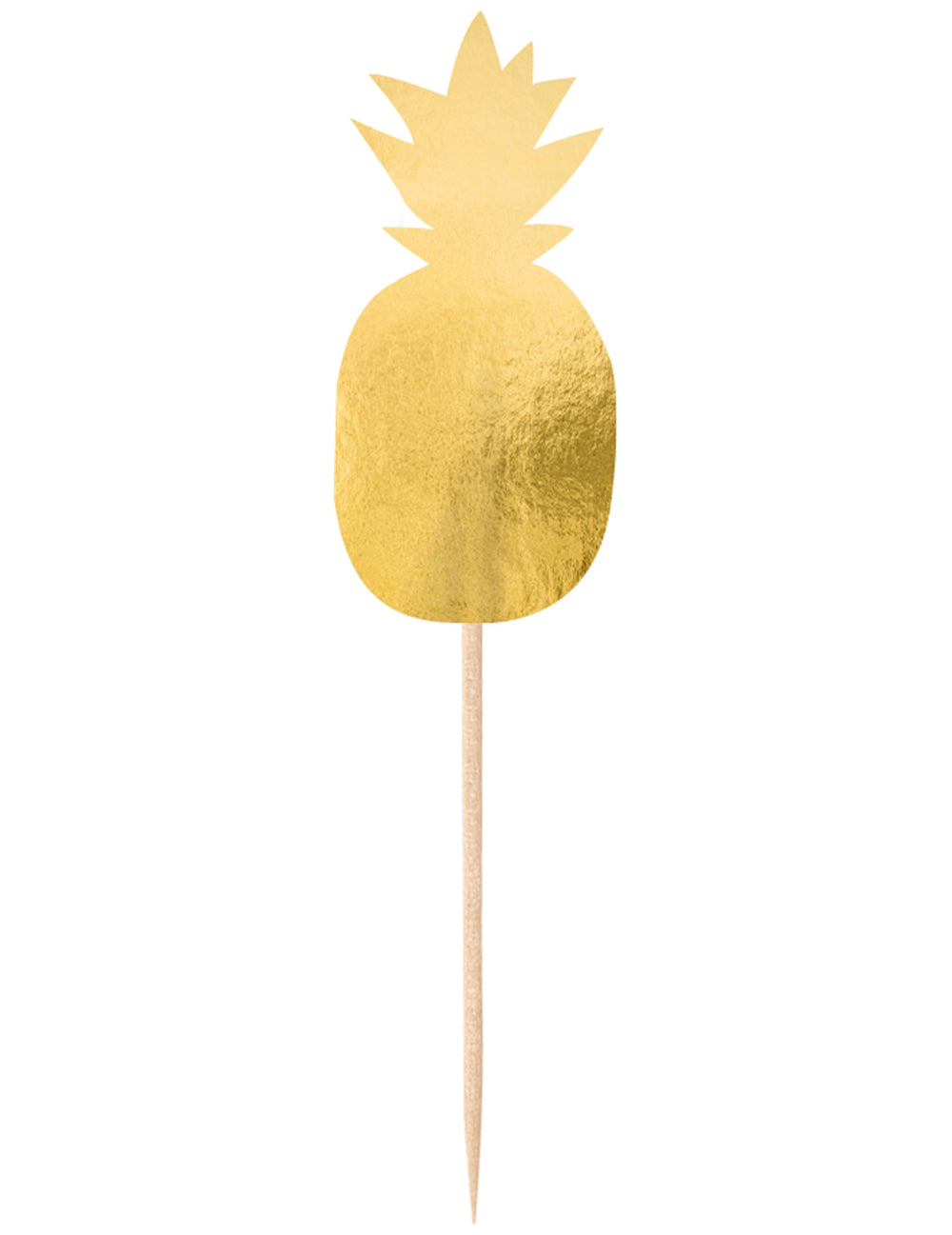 Pics décoratifs ananas pour fête doré