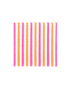 20 pequenas guardanapos de papel para cocktail Pink Limonade 24 x 24 cm