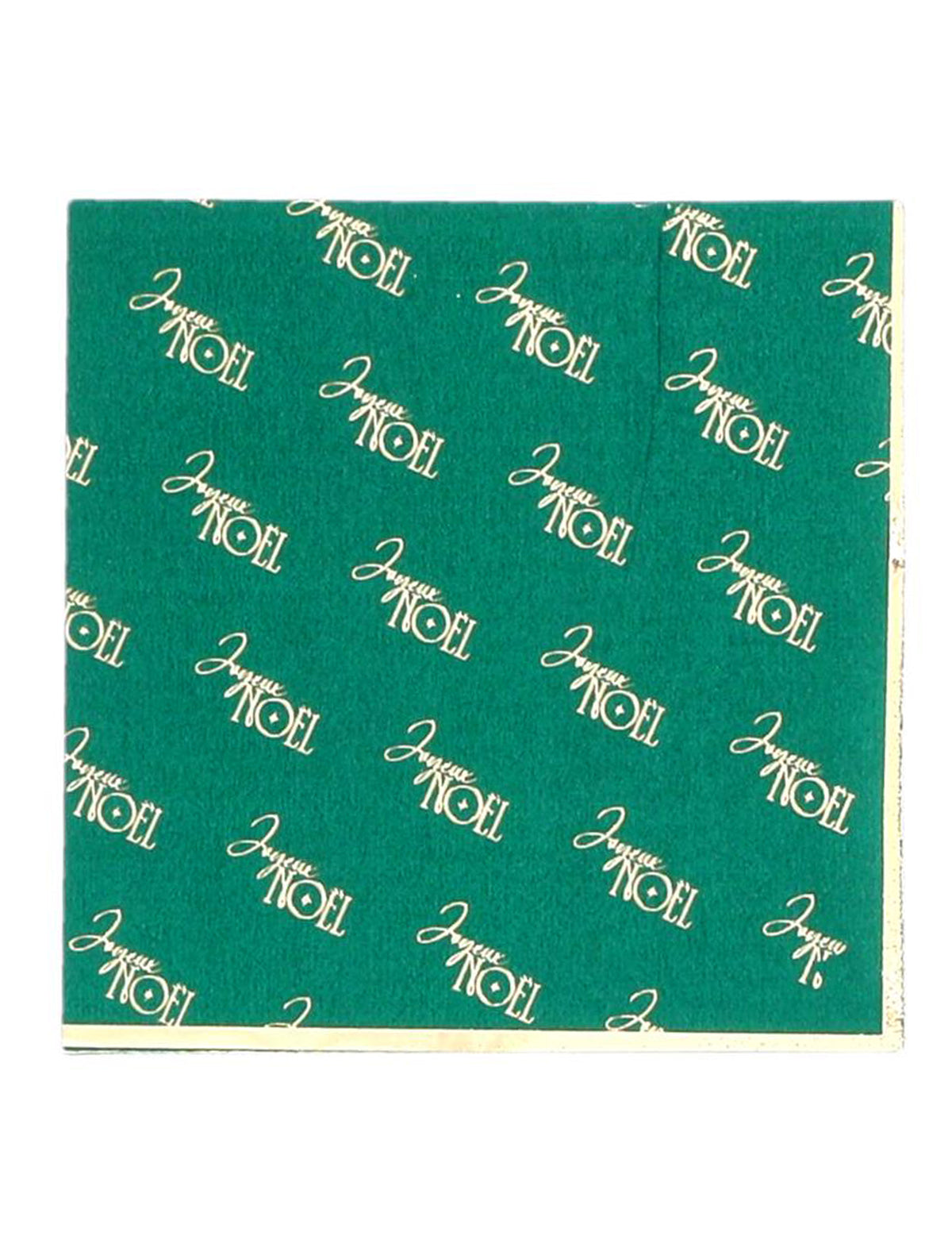 20 guardanapos cocktail Feliz Natal atemporal verde e dourado 24 x 24 cm