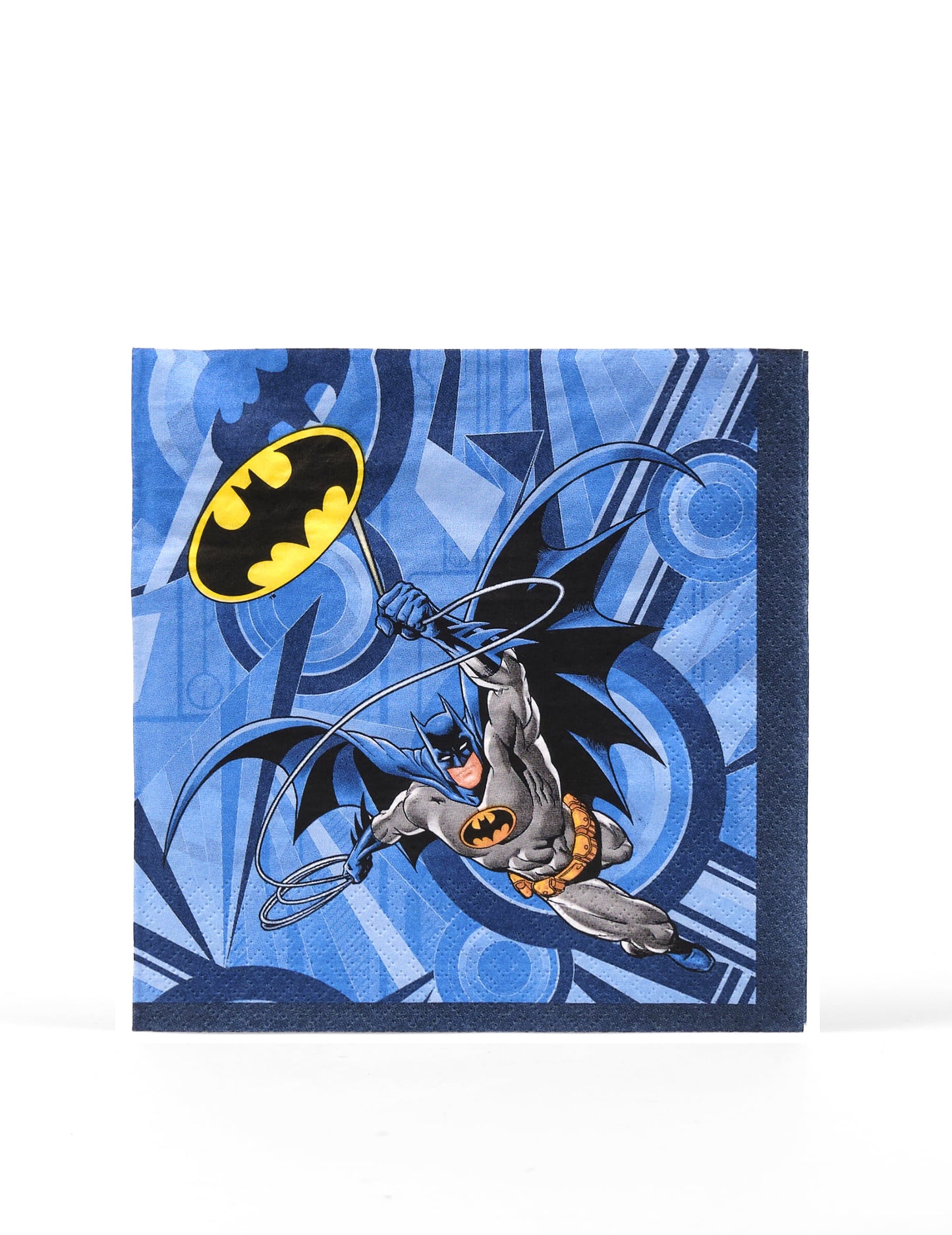 Serviettes en papier Batman pour enfant bleu