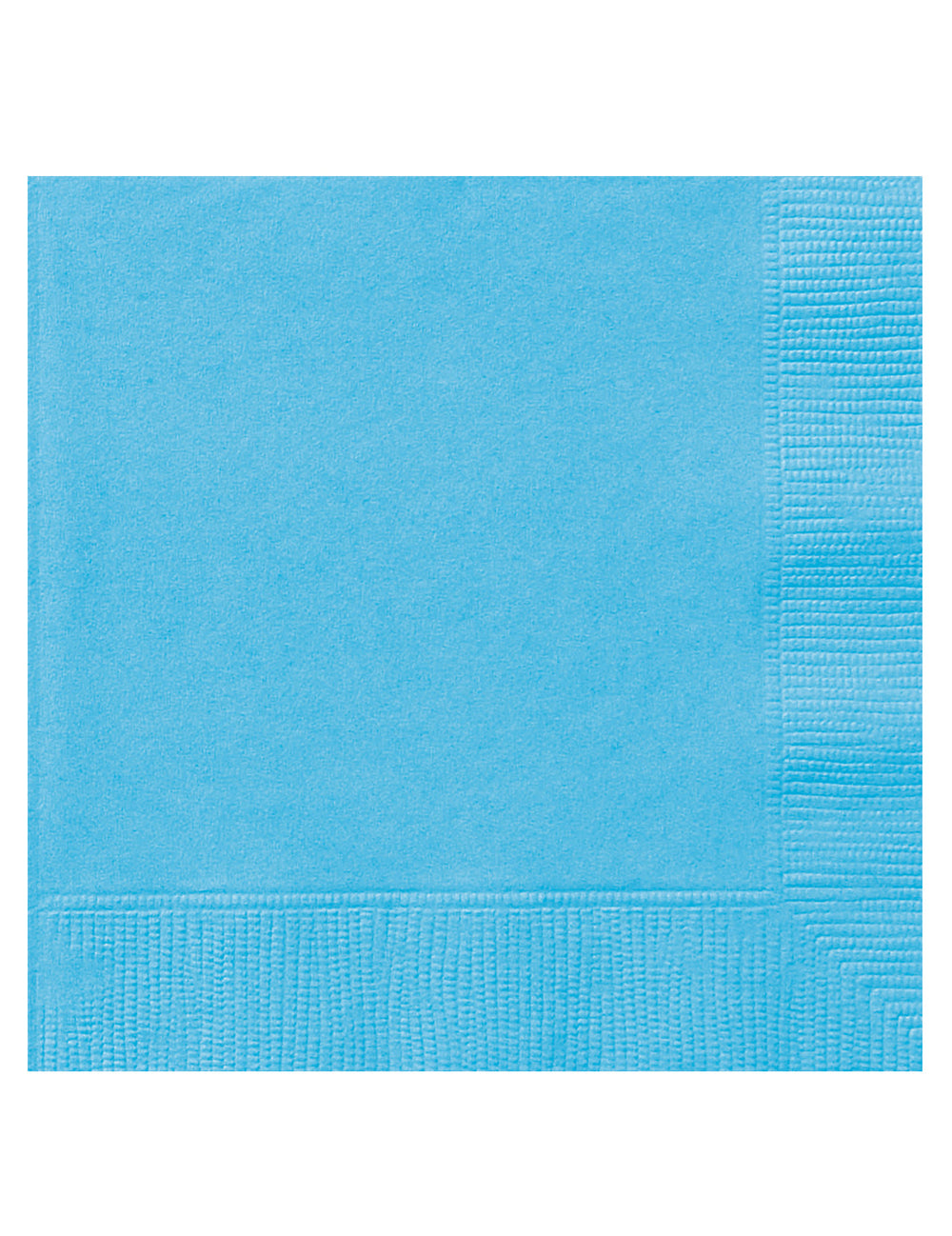 Serviettes en papier bleu ciel