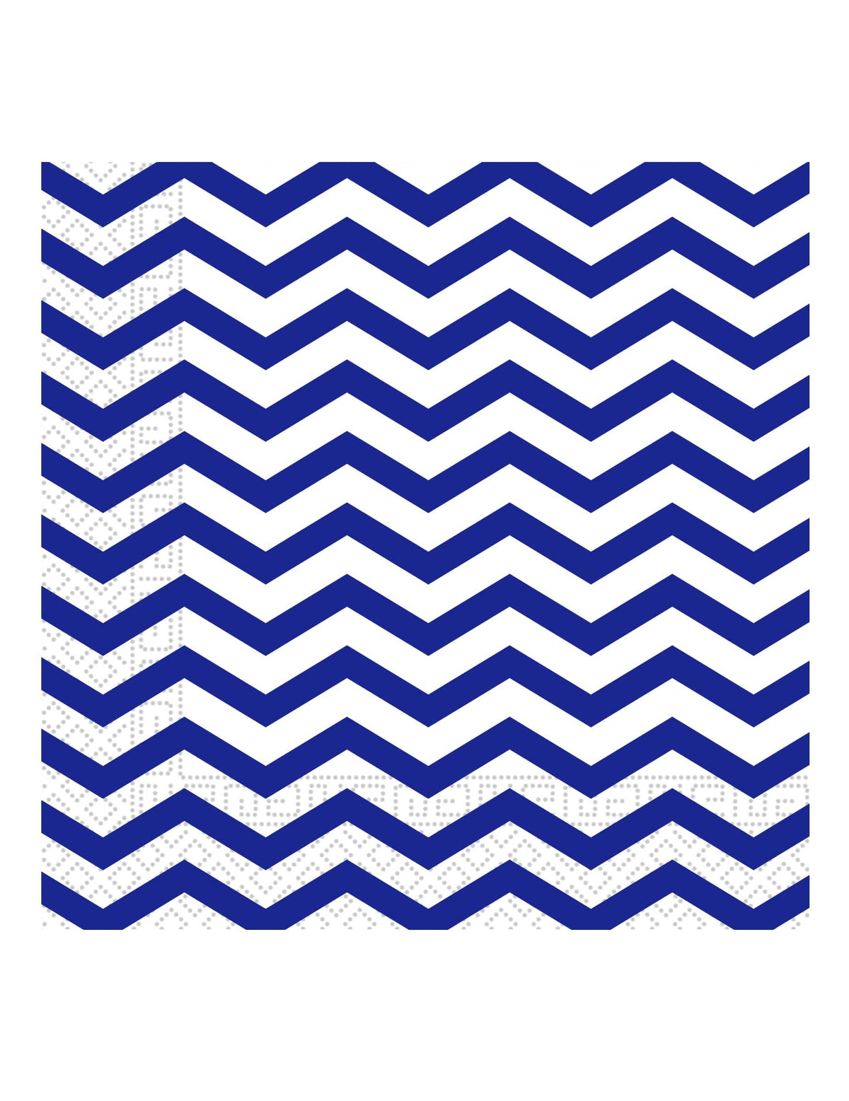 guardanapos chevron para aniversário azul rei