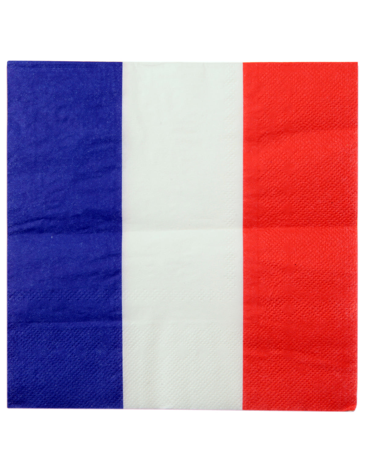 Serviettes en papier France pour fête bleu blanc rouge