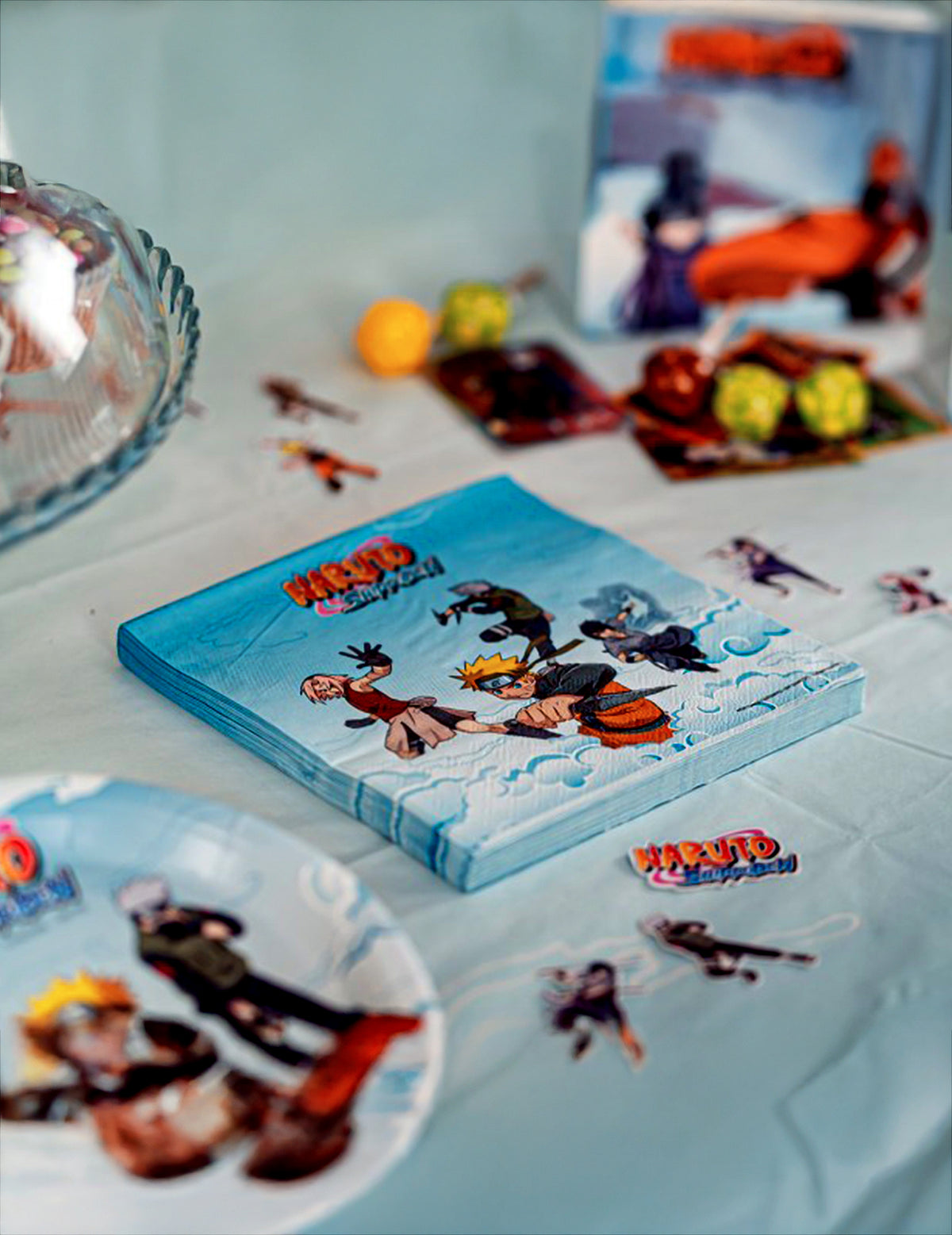 20 Guardanapos de papel Naruto Shippuden™ 33 x 33 cm