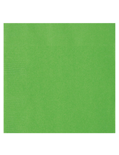 Serviettes en papier vert citron pour fête vert citron